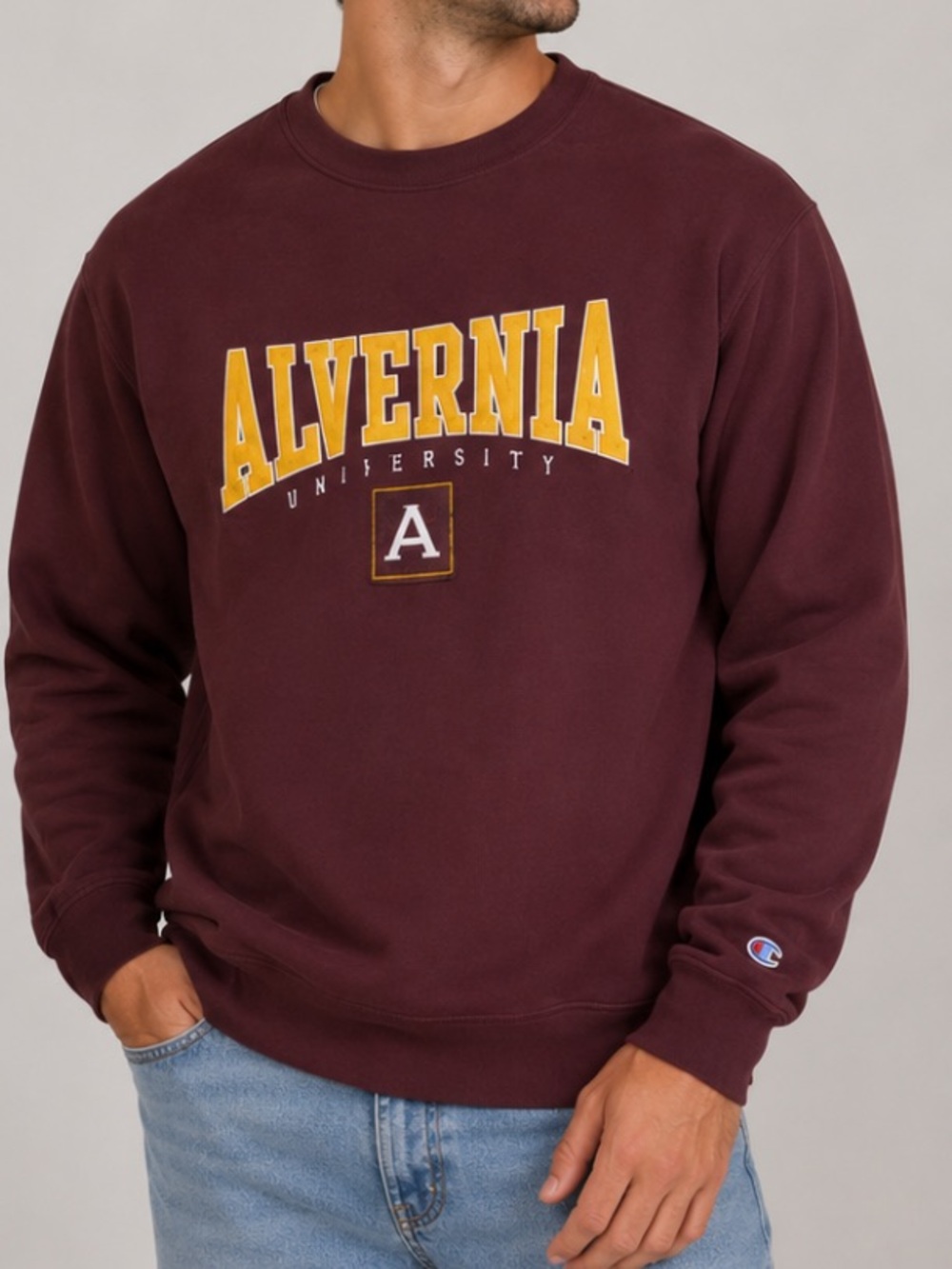Champion large alvernia crewneck